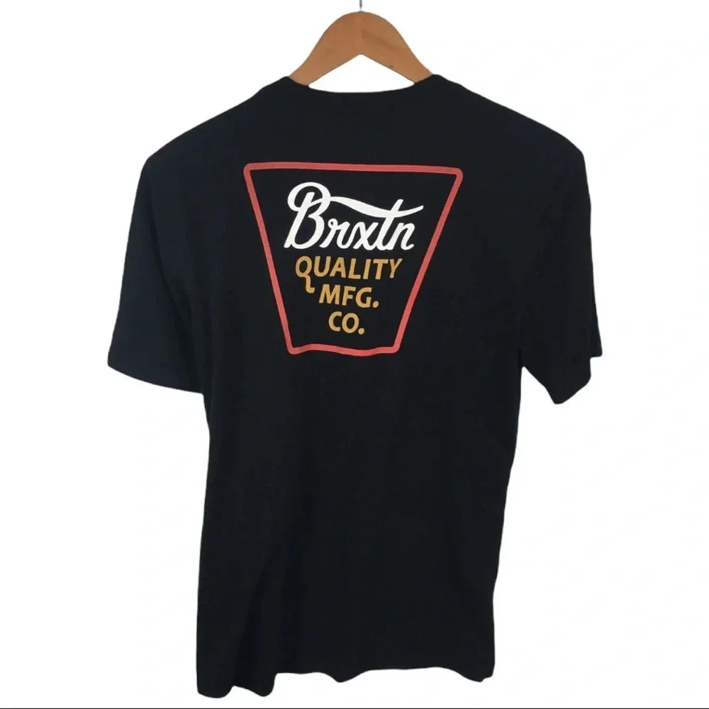 TS153 Brixton Premium Fit PacSun Skater Surfer Crew T Shirt S